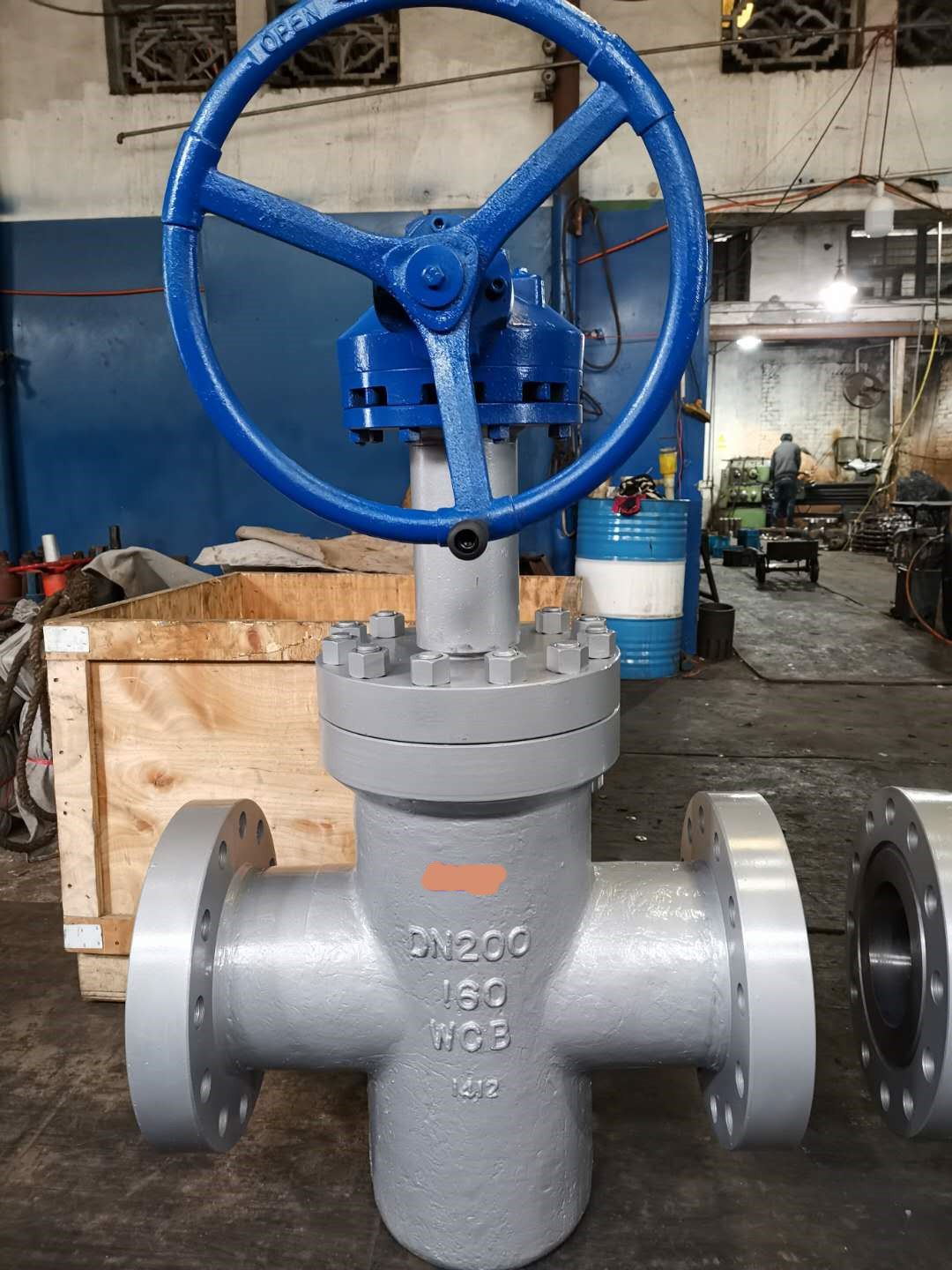 CHVJ滄海ZF543Y-250大口徑齒輪傳動高壓硬密封平板閘閥